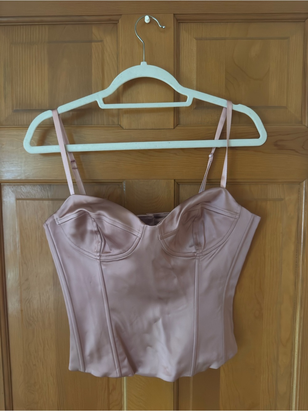 Aritzia Dazzle Satin Bustier